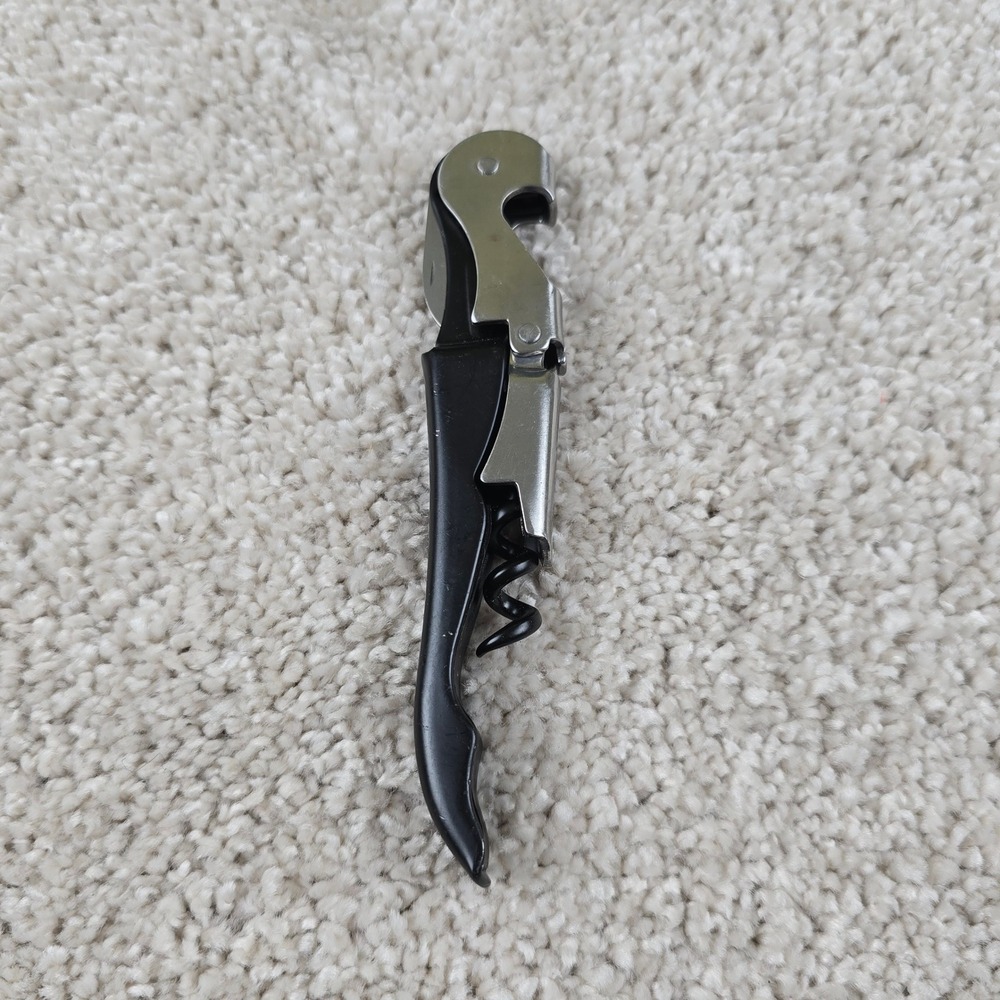 Disney Cruise Line Wine Opener Black Silver Waiter's‎ Corkscrew Bottle Opener